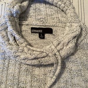 Waffle. Knit Sweatshirt